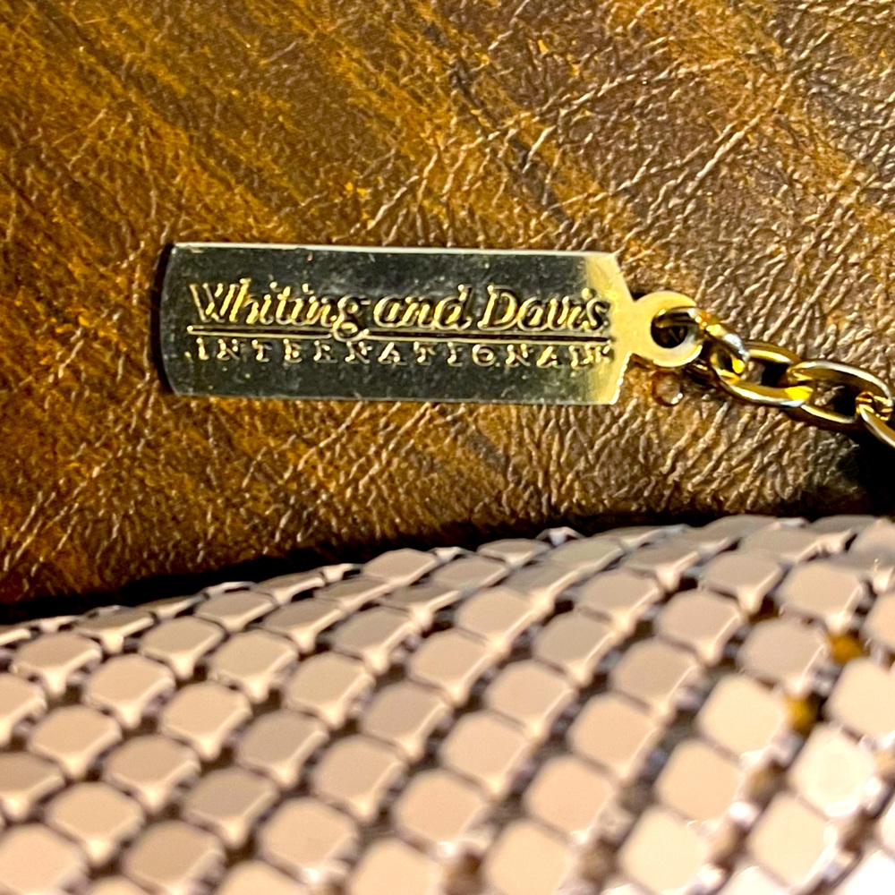 Whiting & Davis Mesh Crossbody Vintage Purse